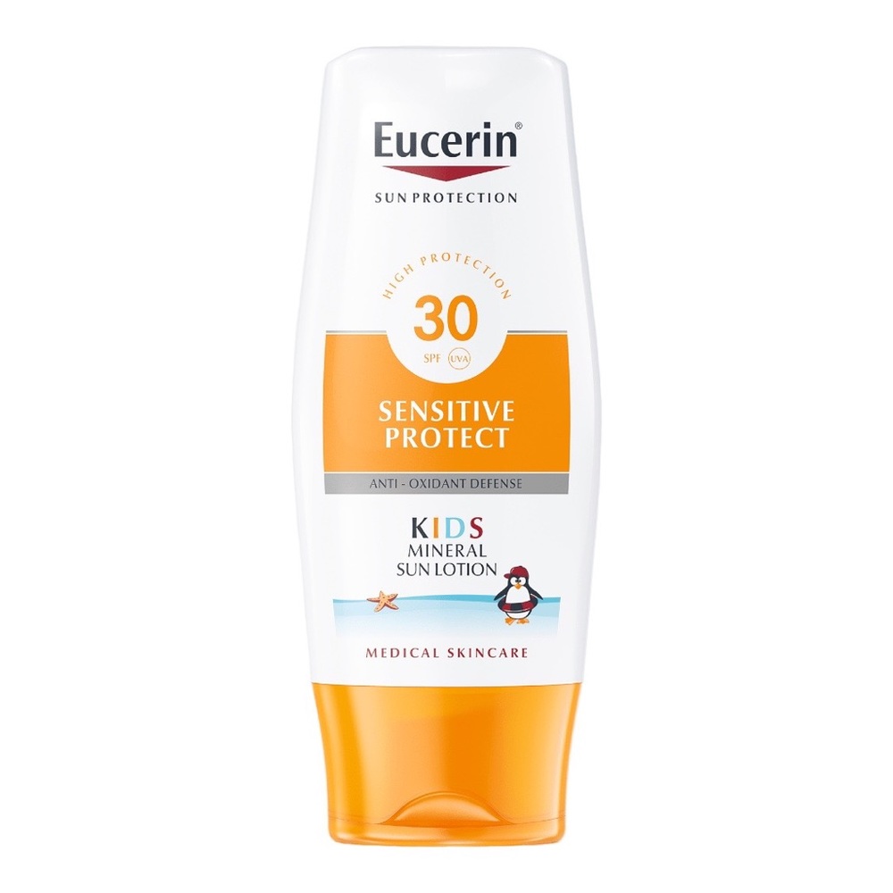 EUCERIN SPF30 SENSITIVE PROTECT KIDS MINERAL SUNSCREEN 150ML - NEW, NO BOX